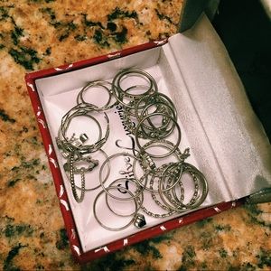 26 Silver Rings